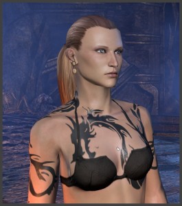Imperial Female - Body Marking - Dragon Emblem